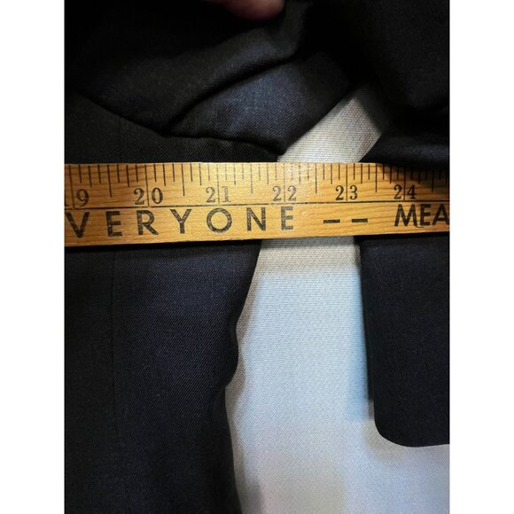 Austin Reed Men's 2 Button Wool Blazer Sport Coat Long Sleeve Size 42S Dark Gray - Picture 12 of 14